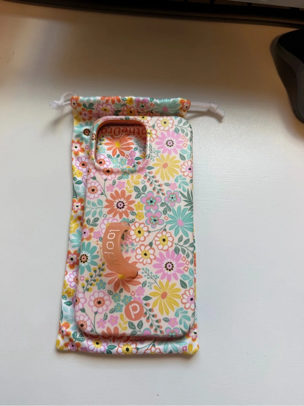 Loopy Case Floral Phone Case in Pink, Yellow & Mint